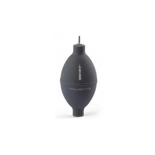 Daily Cleaning: Gray MATT-SORBER coffee air blower with nozzle for cleaning stations.