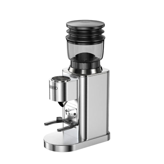 HiBREW G7 espresso coffee grinder, stainless steel, 48 grind settings.