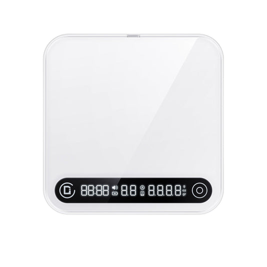 DiFluid Microbalance coffee scale on white background