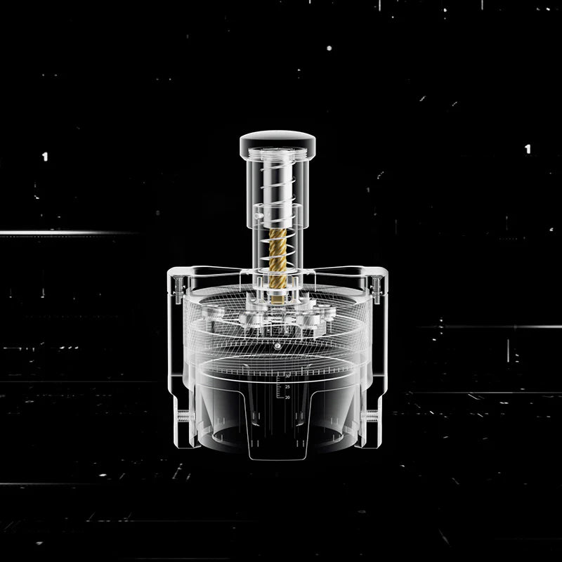 MHW-3BOMBER SE Pro WDT Tool. Clear plastic, shows needle distributor feature.