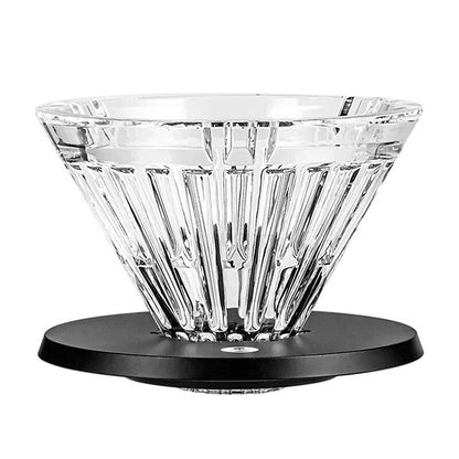 TIMEMORE Crystal Eye Turbo 01 Glass Dripper – Black Holder