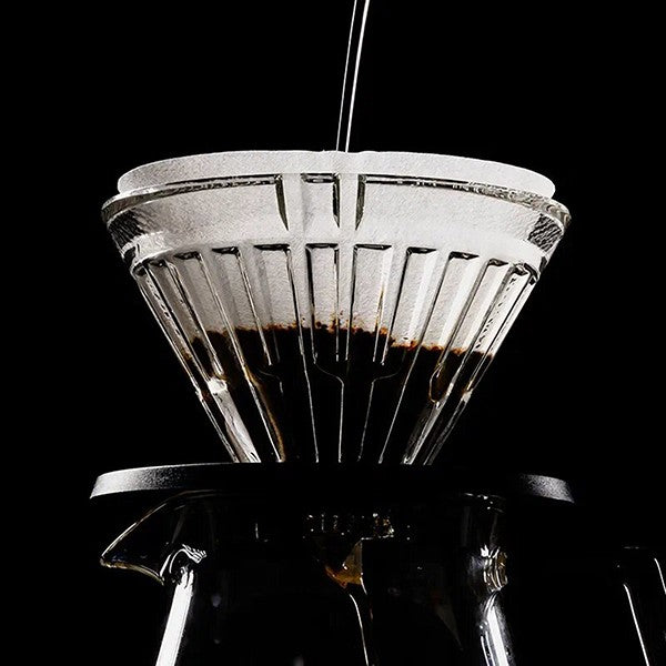 TIMEMORE Crystal Eye Turbo 01 Glass Dripper – Black Holder