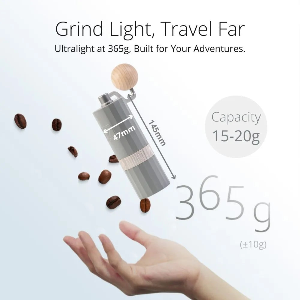1Zpresso Q-Air Manual Coffee Grinder - Ultra-Portable Hand Grinder