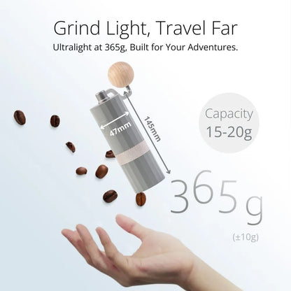1Zpresso Q-Air Manual Coffee Grinder - Ultra-Portable Hand Grinder
