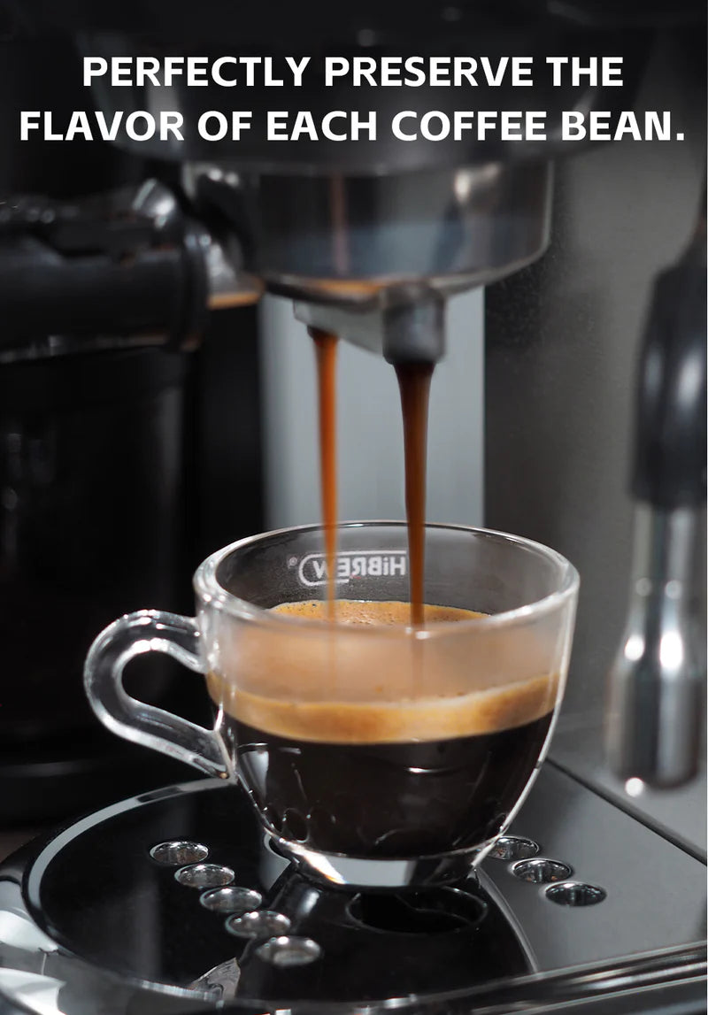 The HiBREW G3 40mm Conical Burr Electric Coffee Grinder by Fix Coffee ensures each coffee beans flavor is perfectly preserved with its adjustable grind settings.