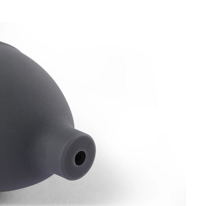 MHW-3BOMBER grey air blower for coffee tools. Silicone body and nozzle detail.