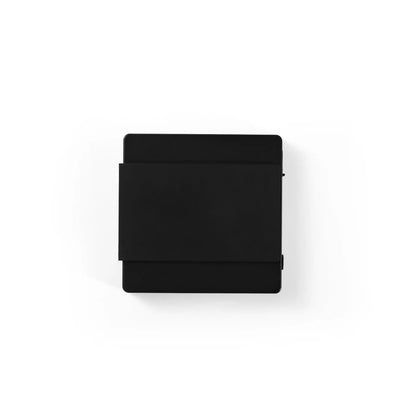 A black MHW-3BOMBER Espresso Scale Cube Coffee Scale 2.0 with a darker middle band rests on a white background, similar to a high-precision coffee scale, with subtle shadows behind it.