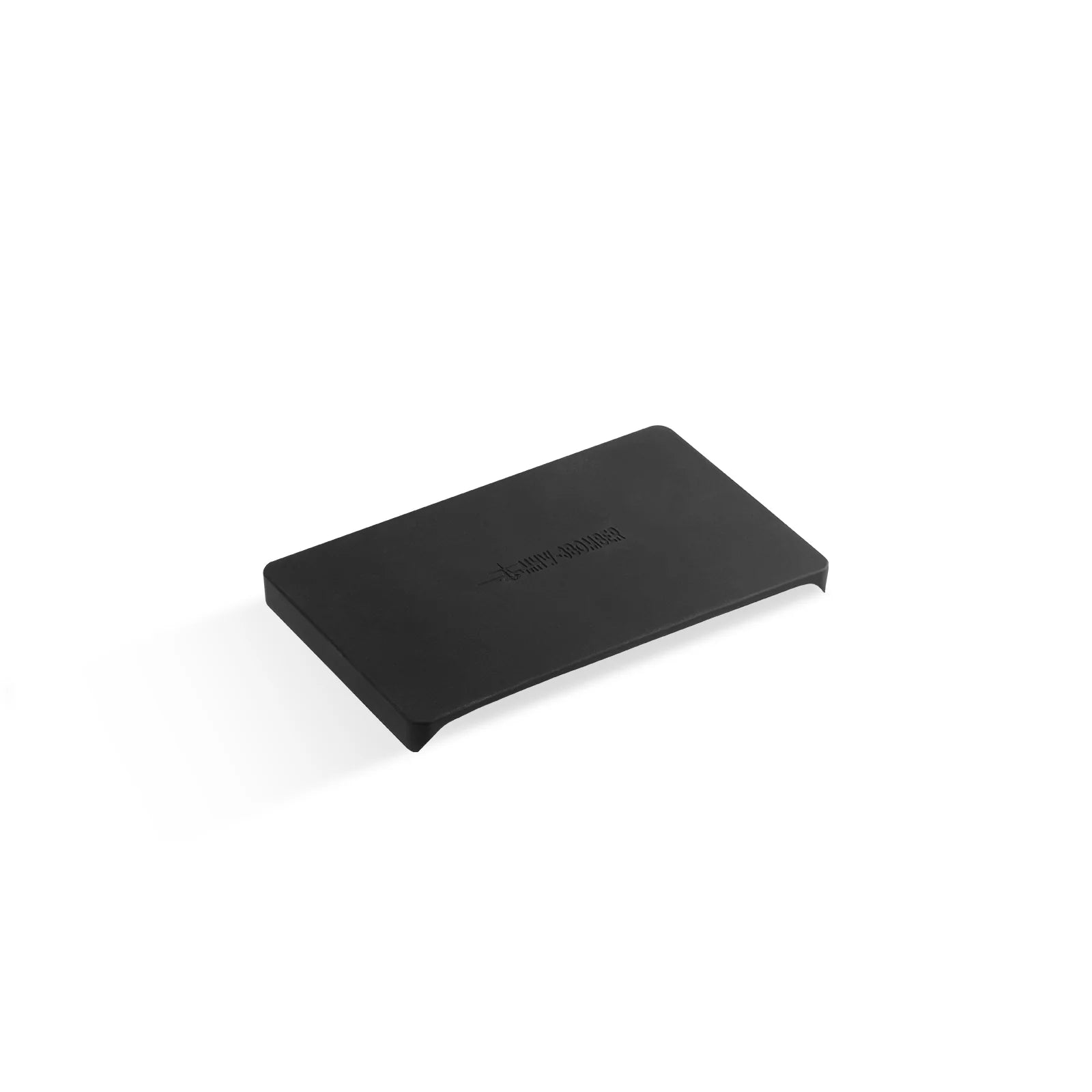 MHW-3BOMBER Espresso Scale, black, with logo. Used for precise coffee weighing. 