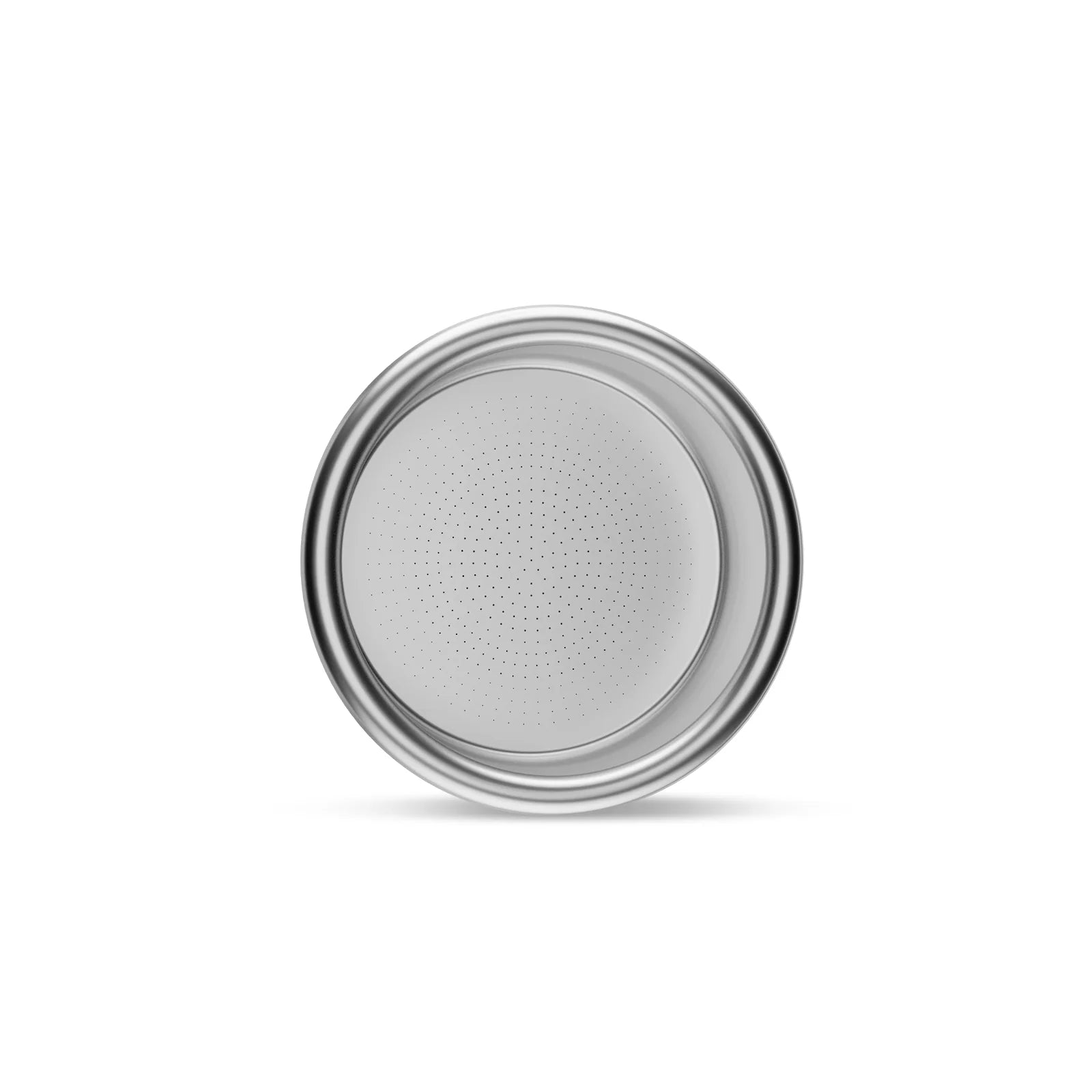 MHW-3BOMBER 58mm DH filter basket. Silver stainless steel with precision holes. 
