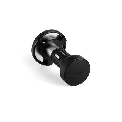 MHW-3BOMBER YU Series 58mm espresso tamper. Black and silver finish. 