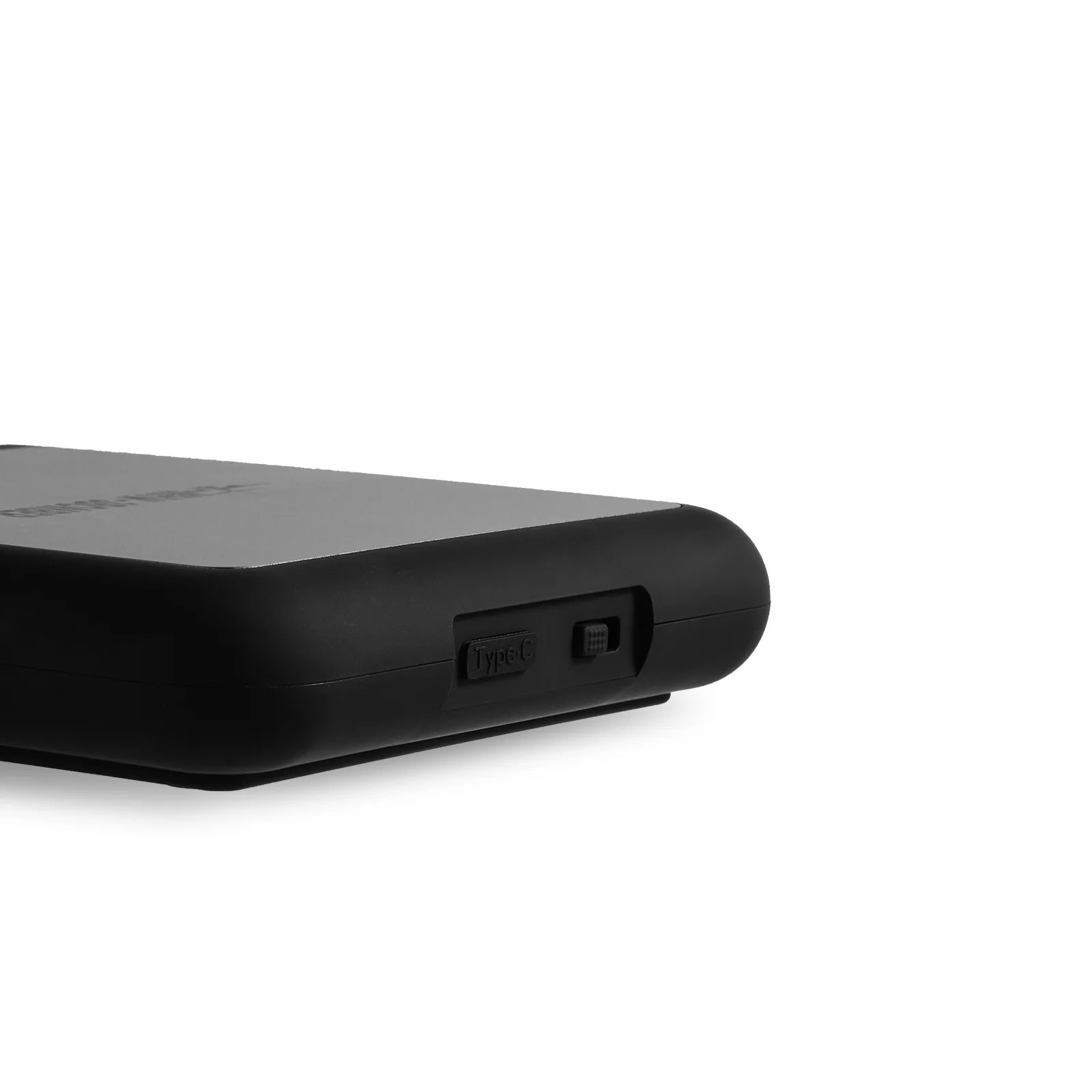 MHW-3BOMBER Smart Coffee Scale in black. Features include a type-c port and power switch.