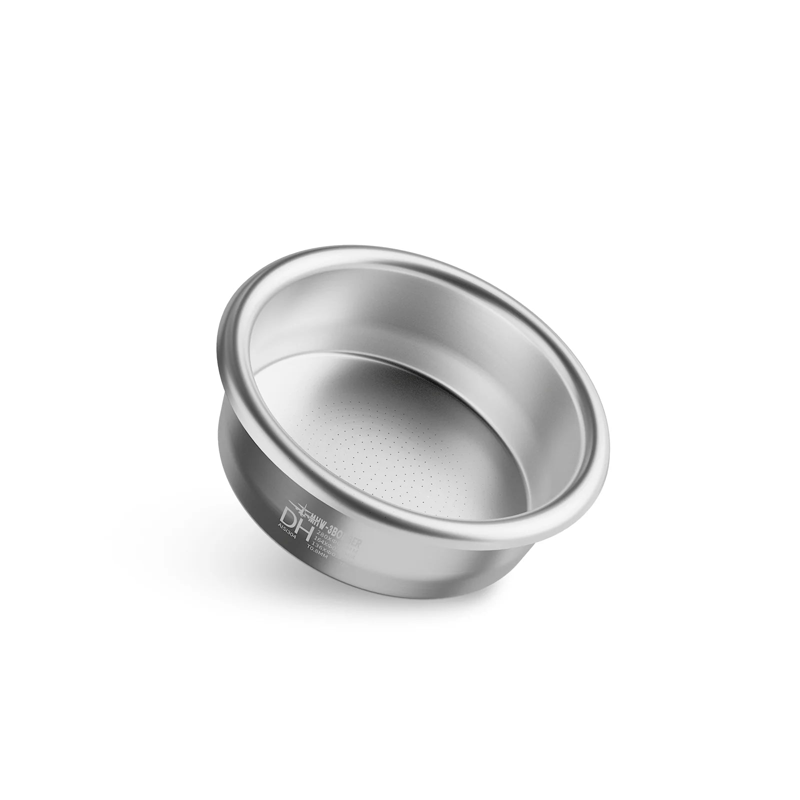 MHW-3BOMBER DH 58mm filter basket. Stainless steel, designed for espresso. Optimized for dark roast beans.