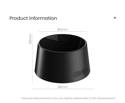 MHW-3BOMBER cupping bowl dimension diagram showing 95mm top diameter 110mm base and 60mm height