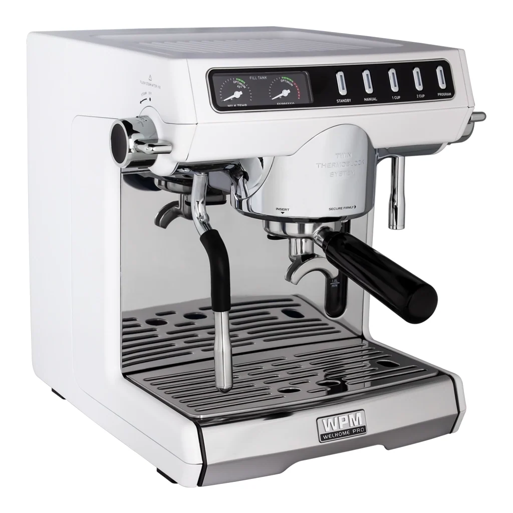 WPM KD-270SN White espresso machine (reference render)