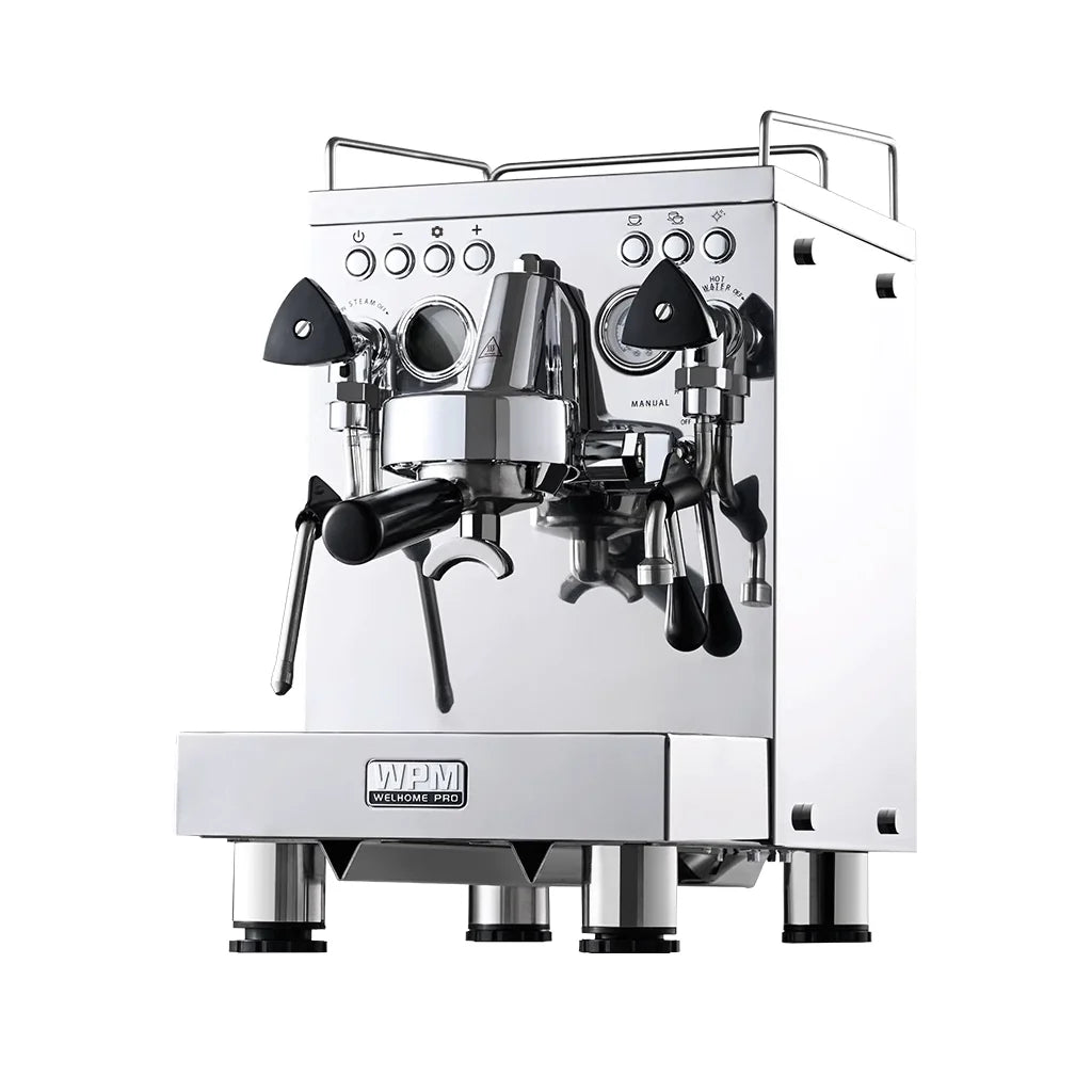 WPM KD-310P espresso machine, Silver, front