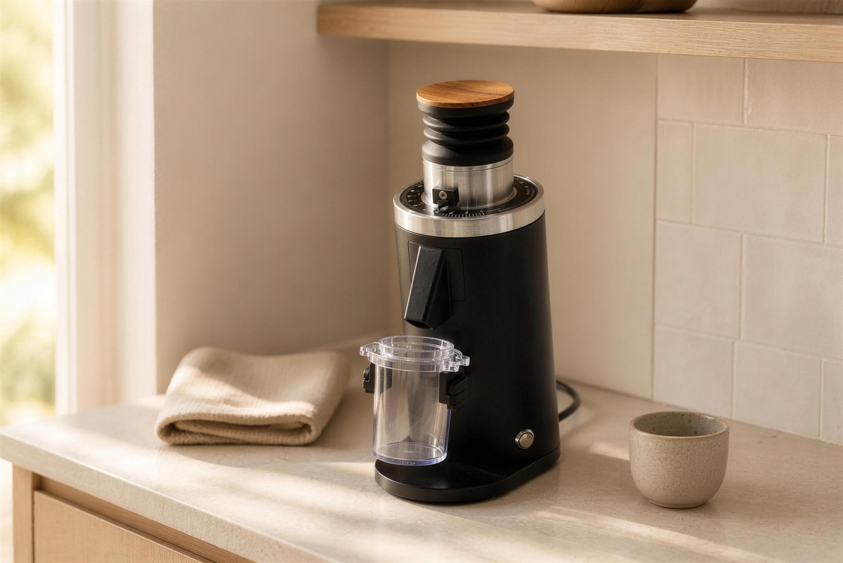Flat-burr performance without the bulk.