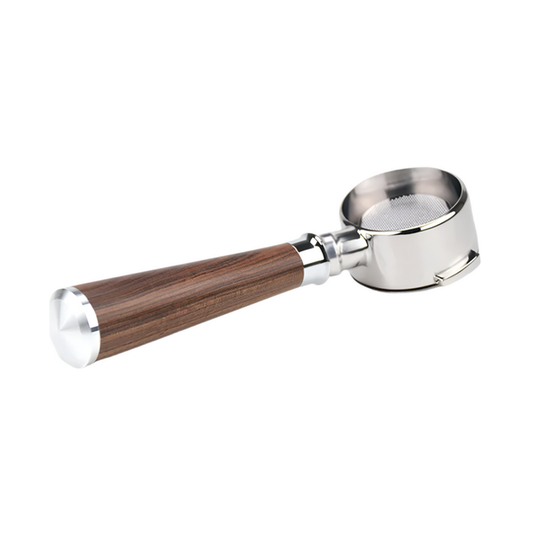Fix Coffee Bottomless Portafilter with Wooden Handle — product hero
