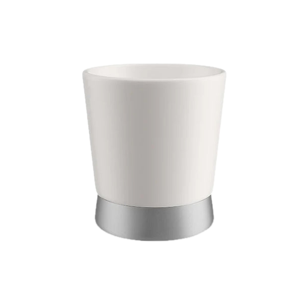 MHW-3BOMBER CERA Series Ceramic Cup White — product hero on pure white
