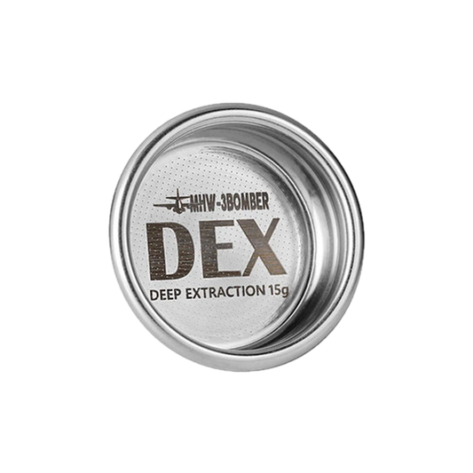 MHW-3BOMBER Filter Basket DEX 58mm — product hero on pure white