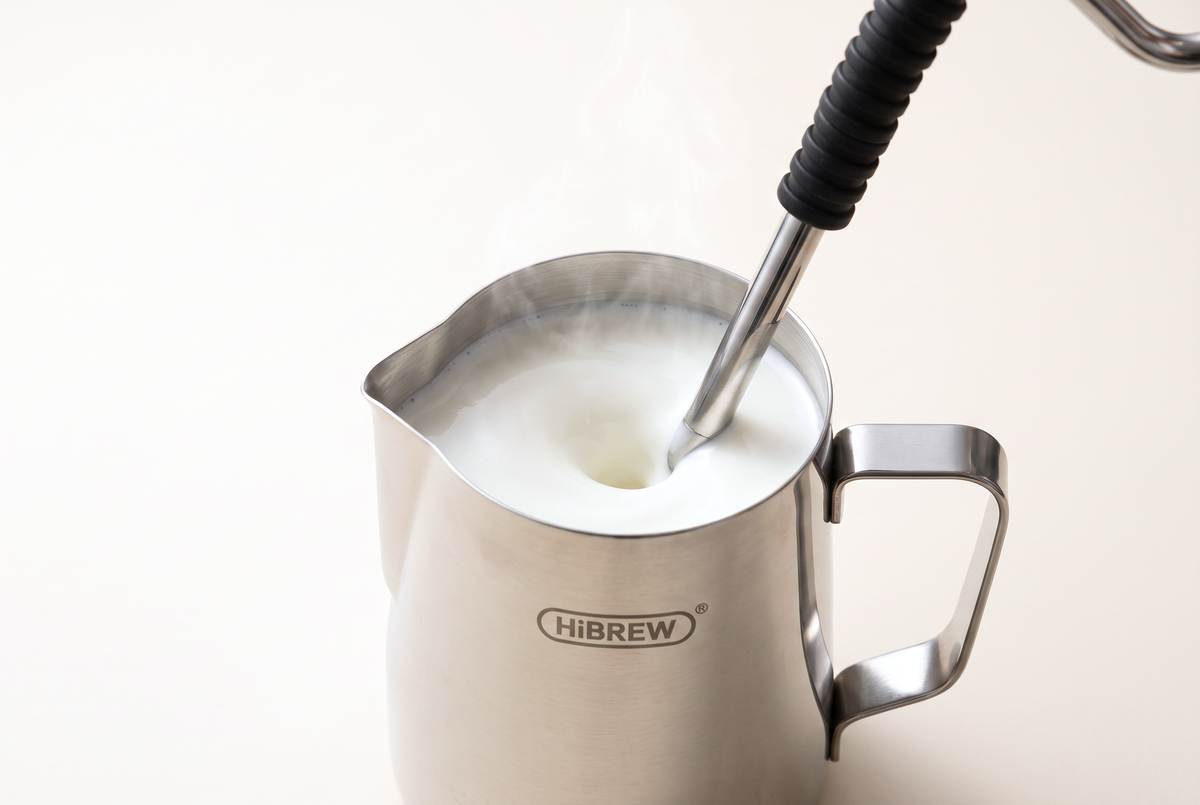 Milk that pours like the café's.