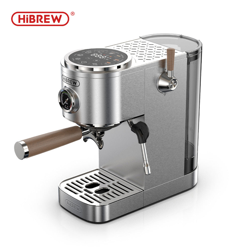 HiBREW H13 espresso machine in stainless steel