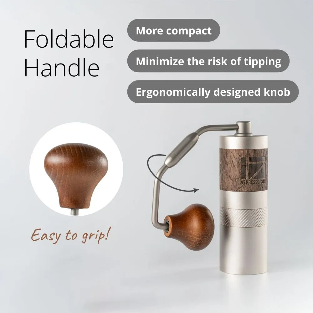 1Zpresso Q2 Manual Coffee Grinder - Portable Hand Grinder