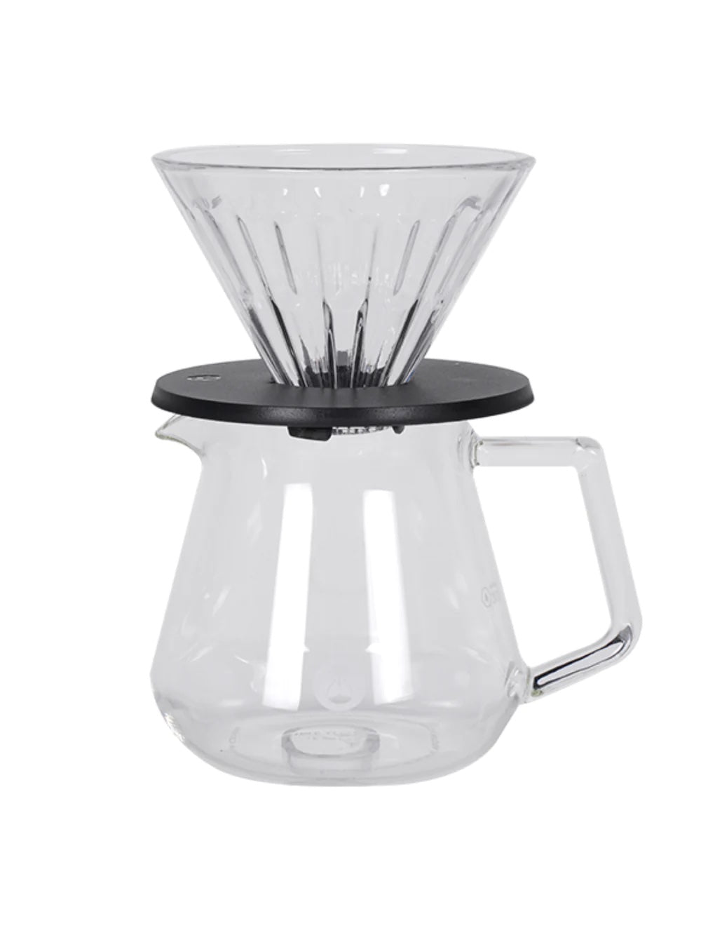 [PRE-ORDER] TIMEMORE Crystal Eye Glass Brewer Set 01 – Black (Dripper + 360 ml Server)
