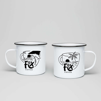 Fix Coffee mug, enamel coffee mug, outdoor coffee mug, adventure coffee mug, durable coffee mug, coffee accessories India, unique coffee mugs
